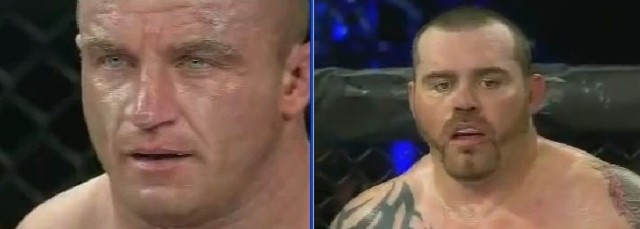 Pudzianowski vs Sylvia. Amerykanin (z prawej) nie musiał się specjalnie wysilać, aby pokonać Polaka