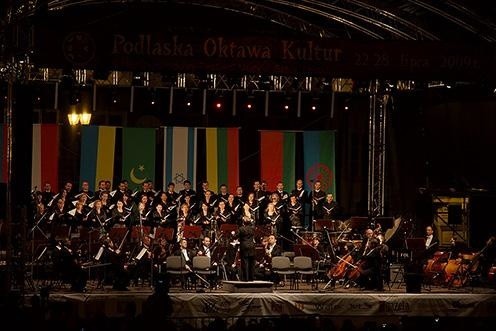 Tak wyglądał koncert finałowy Podlaskiej Oktawy Kultur 2009