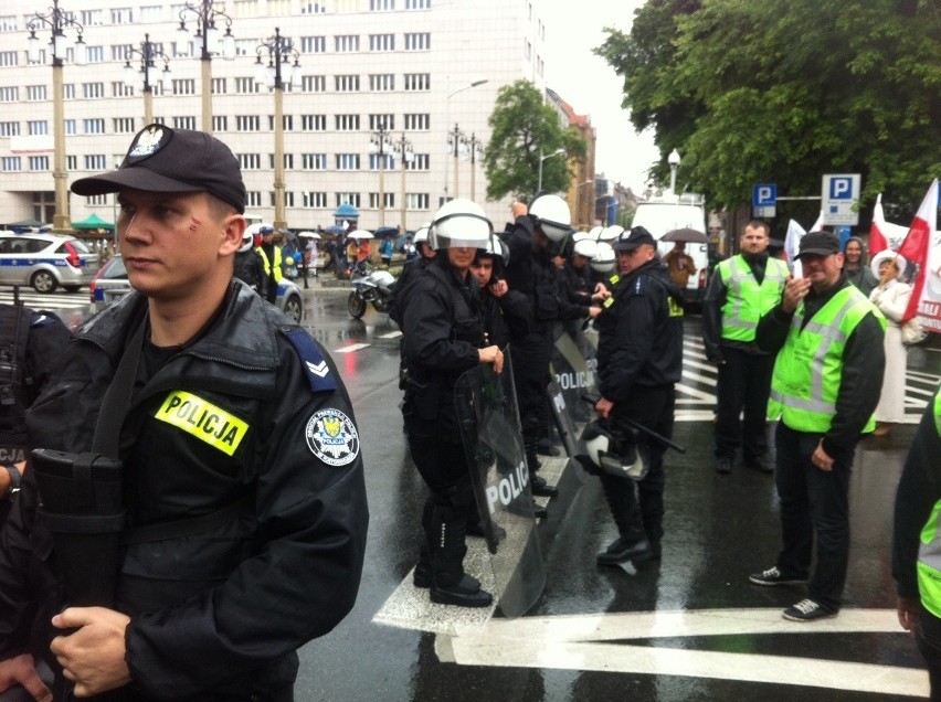 Manifestacja LOS w obronie polskości Śląska