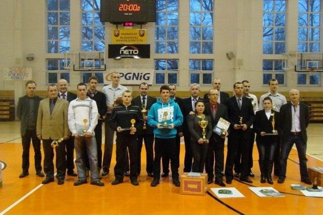 Laureaci na najlepszych sportowców Łańcuta w 2012 roku.
