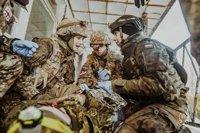 Medycy z 1 Podlaskiej Brygady Obrony Terytorialnej szkolili się na Litwie