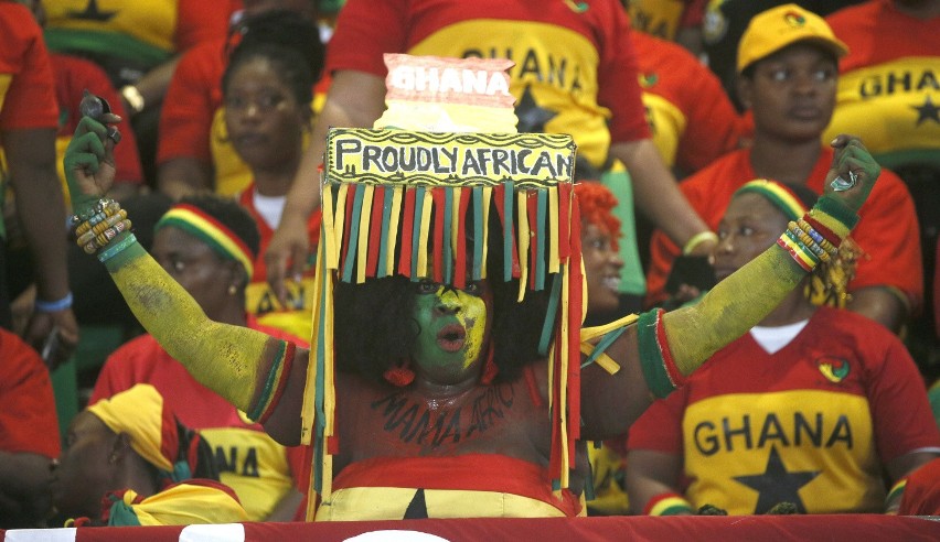 Kibice Ghany na Pucharze Narodów Afryki.