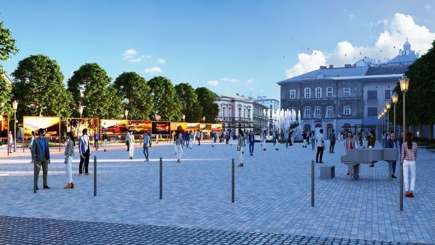 Przebudowa placu Wojska Polskiego w Bielsku-Białej. Wiadomo, kiedy powinny zakończyć się prace