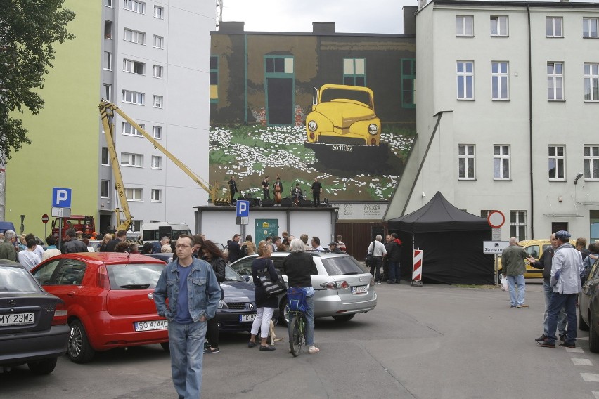 Mural Jacka Rykały w Sosnowcu