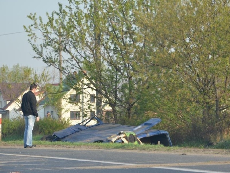 Kierowca dostawczego samochodu  z niewyjaśnionych przyczyn...