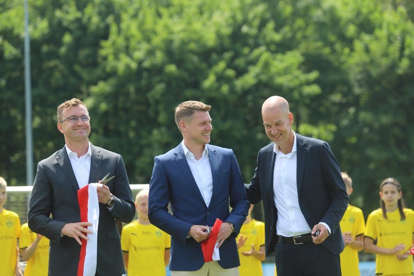 Łukasz Piszczek doglądał wszystkiego podczas otwarcia...