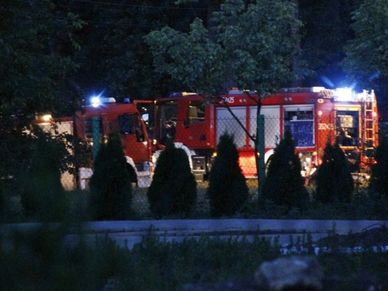 Opole: pozar altany na dzialce przy ul. Koszyka. Zdjecia...