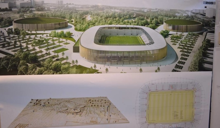Wizualizacja nowego stadionu Zagłębia Sosnowiec i...
