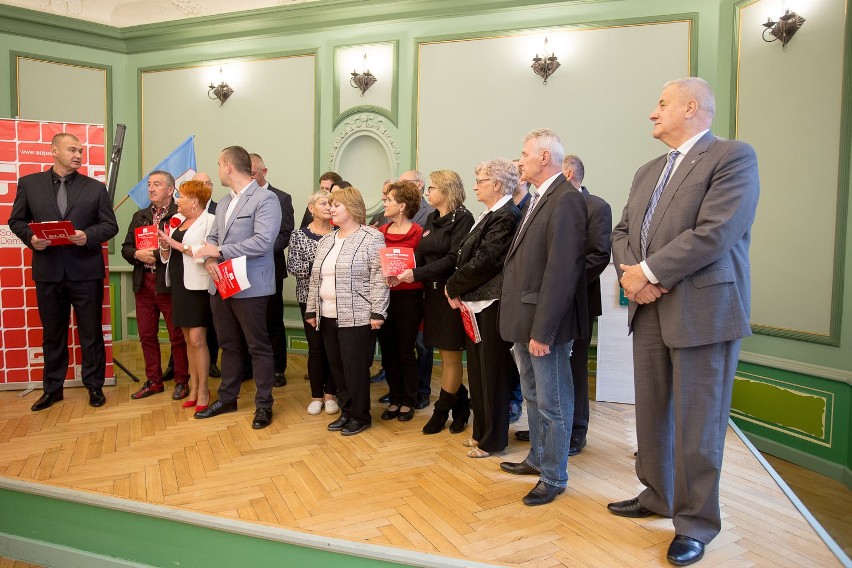 Komitet Wyborczy SLD Lewica Razem przedstawił w Słupsku...