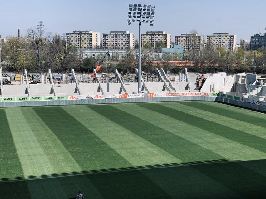 Trener Akademii ŁKS zrobił efektowne zdjęcia stadionu ŁKS [ZDJĘCIA]