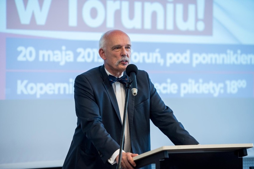 Janusz Korwin-Mikke w Toruniu