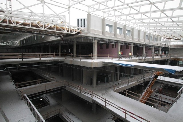 Szklany dach nad nową częścią Galerii Echo ma ponad sześć tysięcy metrów kwadratowych powierzchni.