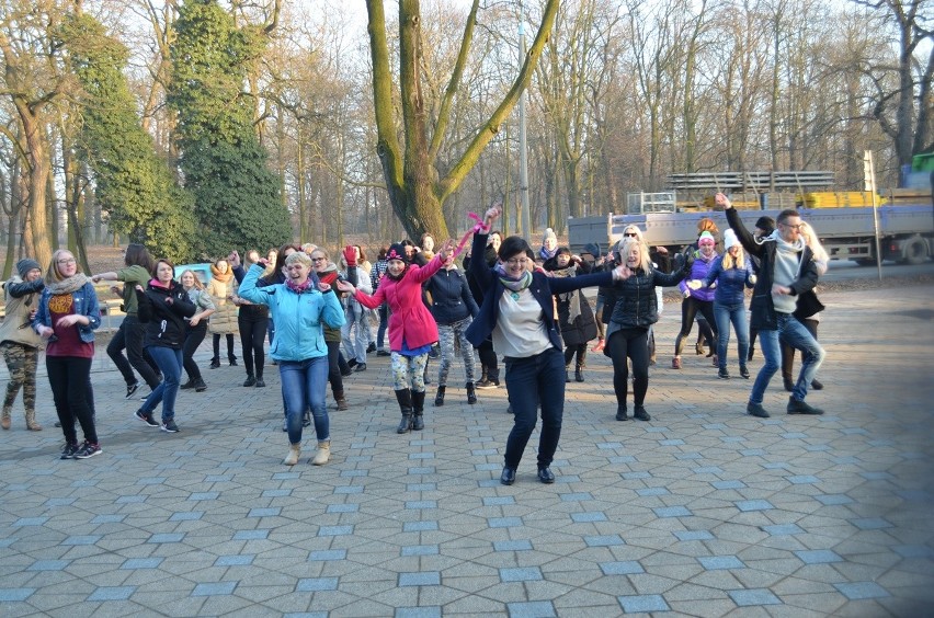 Głogów zatańczył przeciwko przemocy wobec kobiet