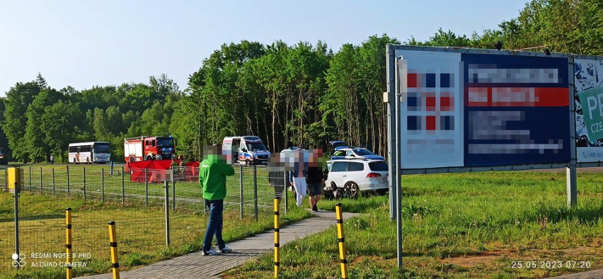 Śmiertelny wypadek na drodze wojewódzkiej 163 na odcinku Trzebiele - Białogard. Nie żyje 25-letni mężczyzna [ZDJĘCIA] 