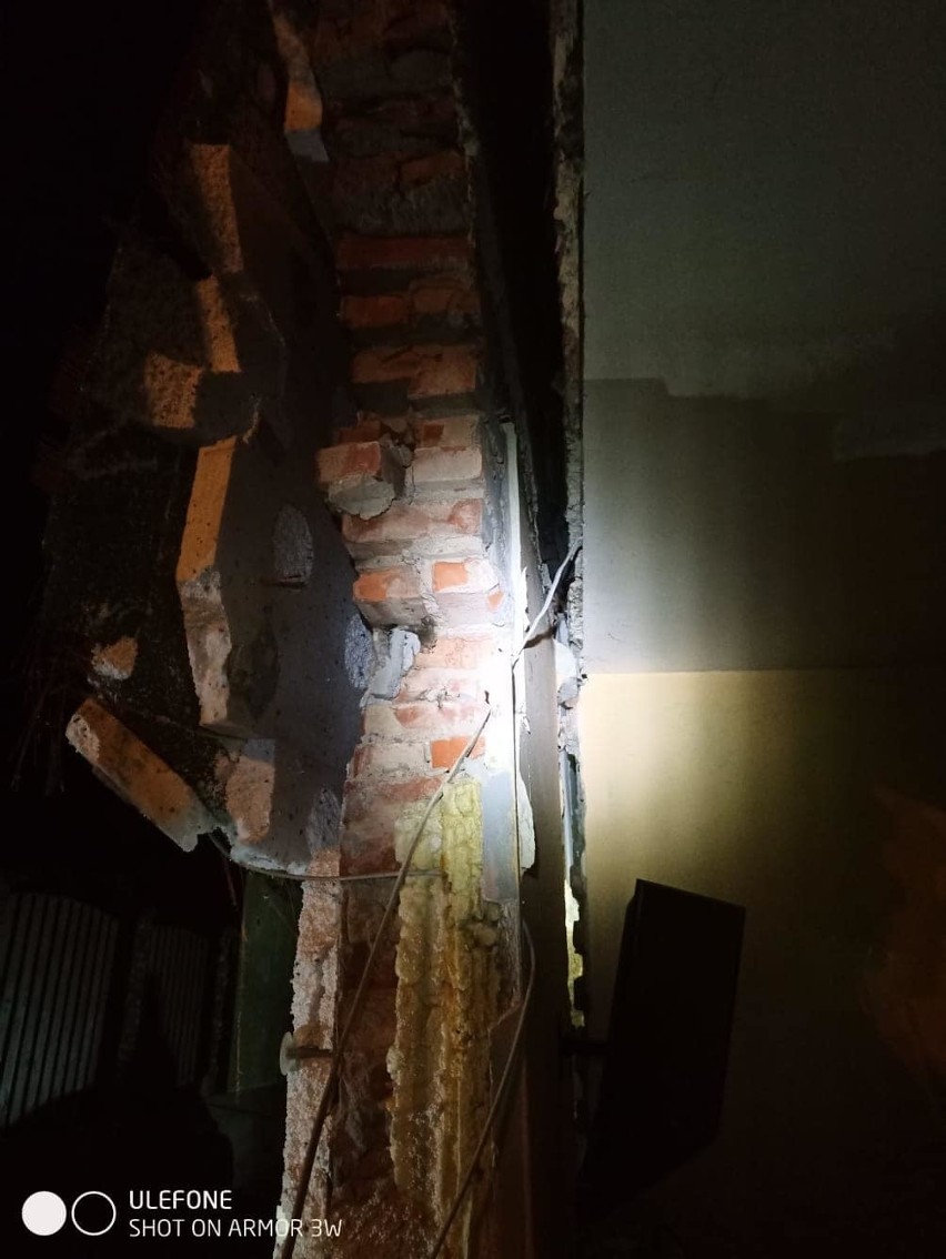 W budynku mieszkalnym w Złocieńcu wybuchła butla gazowa