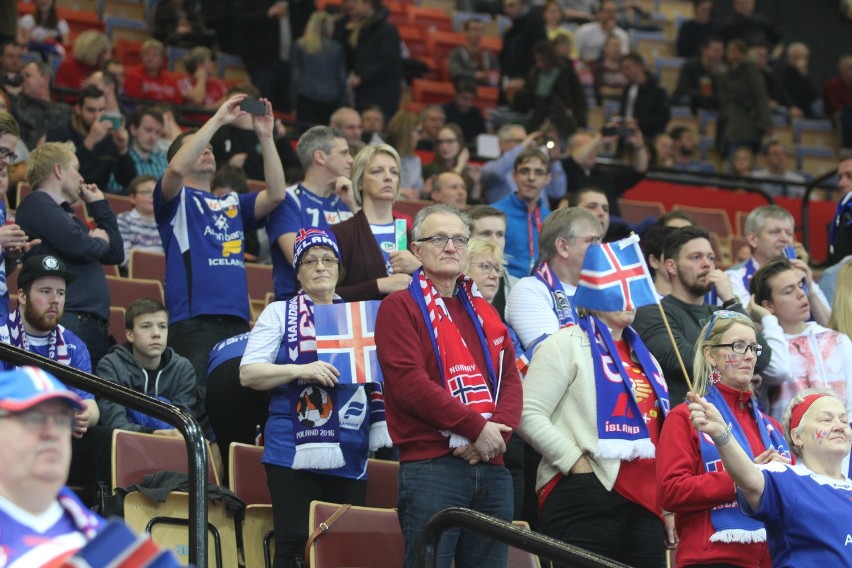 Euro 2016 piłkarzy ręcznych: Islandia - Białoruś w Katowicach [ZDJĘCIA KIBICÓW]