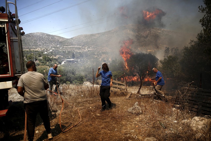 Pożary w Grecji. Trwa ewakuacja kurortów i miast