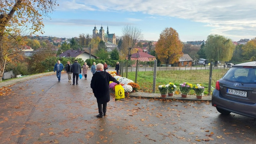 Sporo osób odwiedza groby bliskich  na cmentarzu parafialnym w Opatowie. Prowadzona jest także kwesta na ratowanie zabytkowych pomników