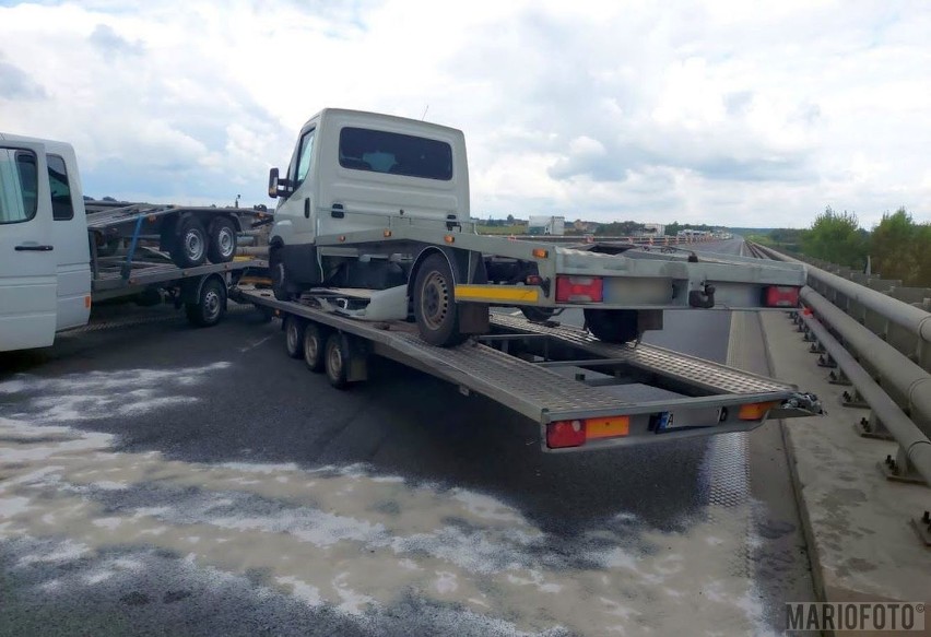 Zderzenie na autostradzie A4.