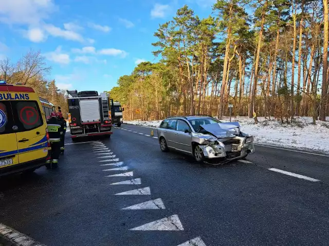 Na DK10 pod Toruniem doszło w sobotę do wypadku.