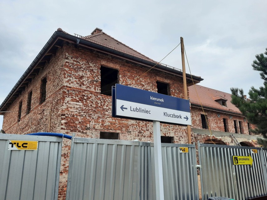 Remont dworca kolejowego w Oleśnie