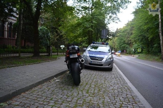 Motocyklista jeździł po Sopocie z prędkością 145 km/ h