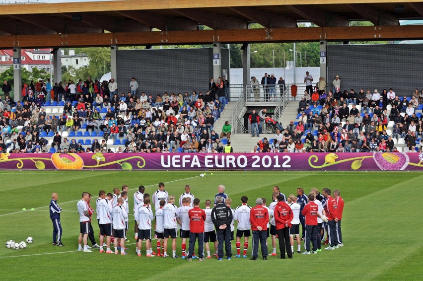 Stadion w Kołobrzegu był bazą reprezentacji Danii przed Euro...