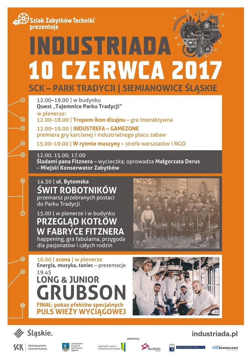 Industriada 2017 w Siemianowicach Śląskich PROGRAM