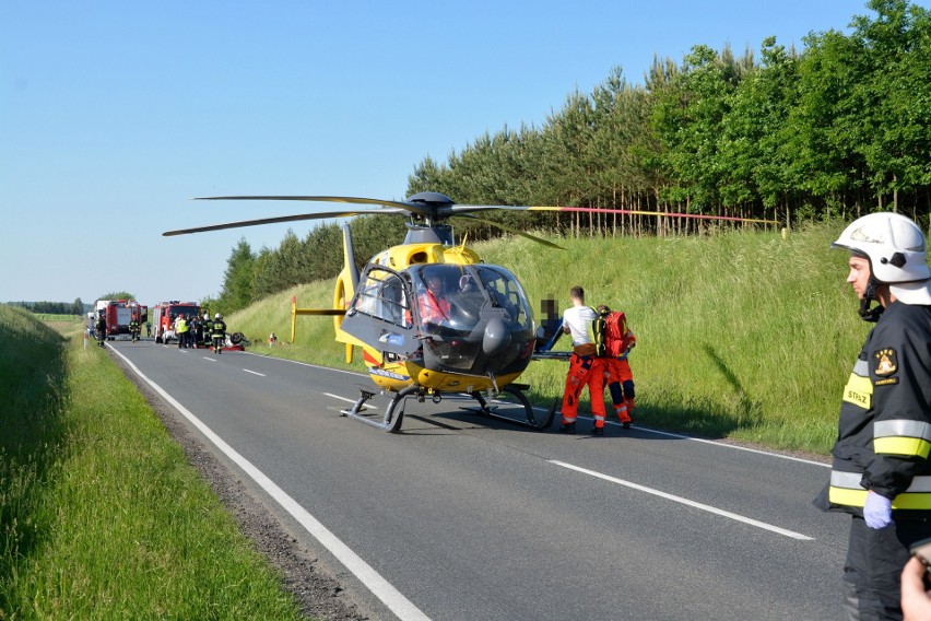 Wypadek w Płociczu na trasie Sępólno - Kamień Krajeński. 5 osób rannych w tym troje dzieci! [zdjęcia]