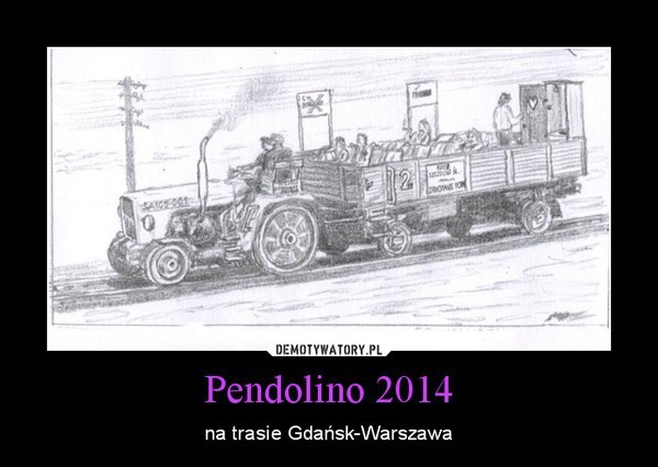 Internauci śmieją się z pendolino [MEMY]