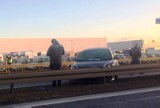 Wypadek na S1 w Sosnowcu. Zderzyły się trzy samochody ZDJĘCIA Ogromne korki w kierunku Częstochowy