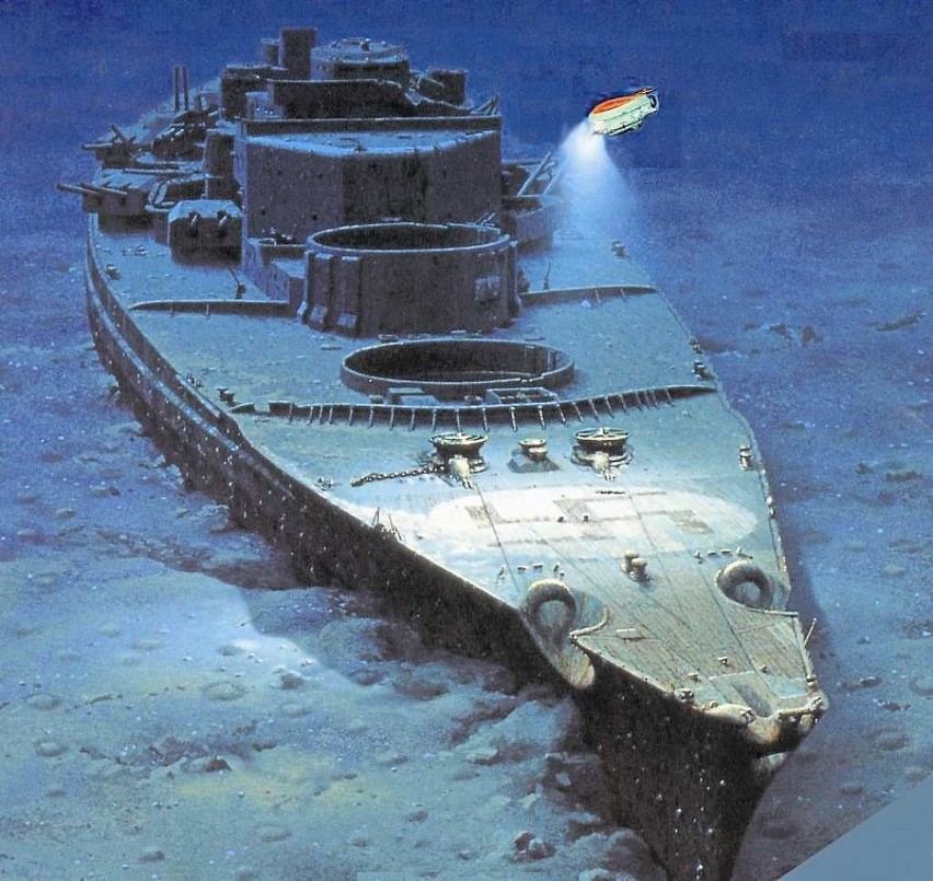 Wrak "Bismarcka". Pancernik poszedł na dno 27 maja 1941 r.