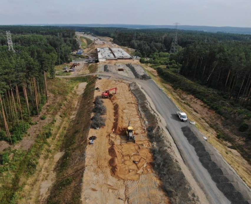 Trwają prace na budowie S3 między Polkowicami i Lubinem