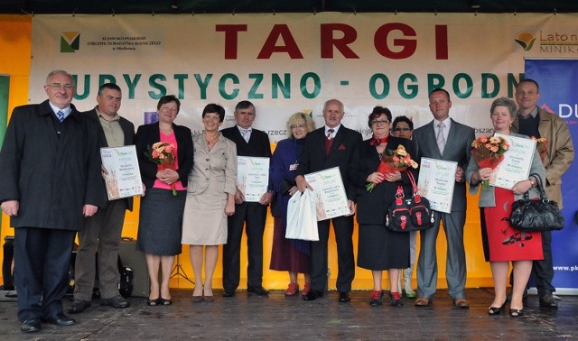 Laureaci plebiscytu Nasz Rolnik 2012 - rozdanie nagród w Minikowie