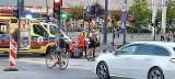 Zderzenie rowerzystów w centrum Łodzi. Kierująca jednośladem ukarana mandatem w wysokości ponad tysiąc złotych! ZDJĘCIA