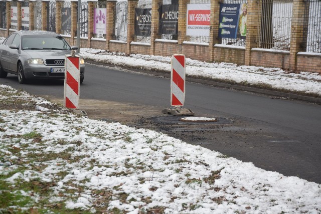 Ulica Olimpijska jest naprawiana od połowy listopada. Zakończenie prac jest uzależnione od pogody.