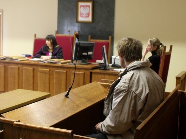 Podczas poniedziałkowej rozprawy w Sądzie Rejonowym w Kielcach.