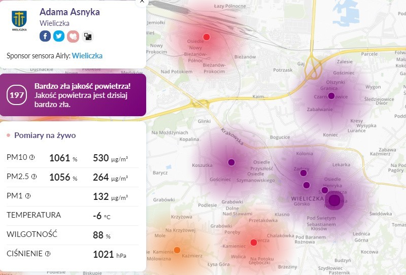 Smog dusi Małopolskę. Normy przekroczone o nawet tysiąc procent! [DANE]