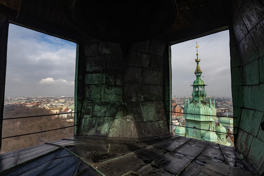 Weszliśmy na niedostępną wieżę na Wawelu. Niesamowity widok i panorama Krakowa