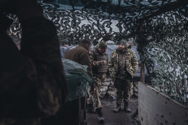 Ukraińcy toczą z agresorem ciężkie walki w Donbasie.