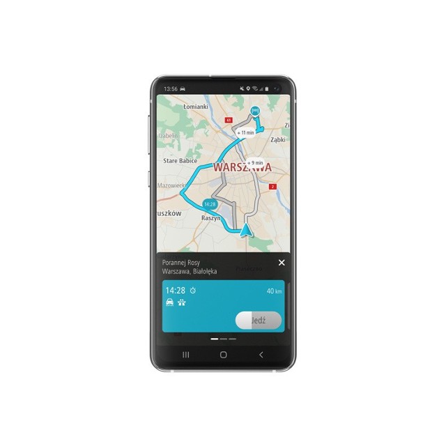 TomTom ogłosił dostępność TomTom GO Navigation we wszystkich głównych sklepach z aplikacjami mobilnymi. TomTom GO Navigation, można teraz pobrać ze sklepów App Store, Google Play i Huawei AppGallery.Fot. TomTom