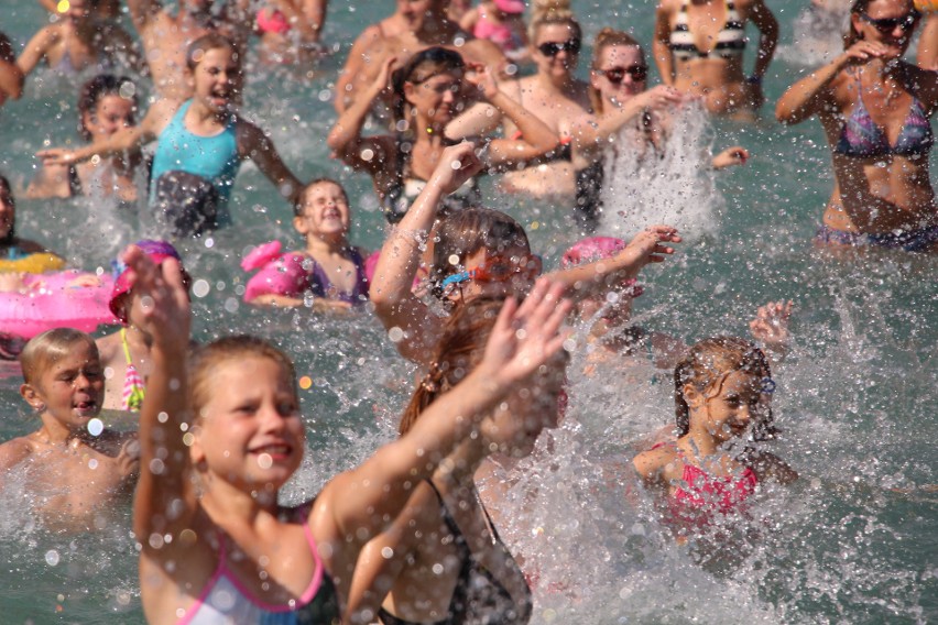 Aqua aerobik i inne atrakcje Kąpieliska Leśnego w Gliwicach ZDJĘCIA