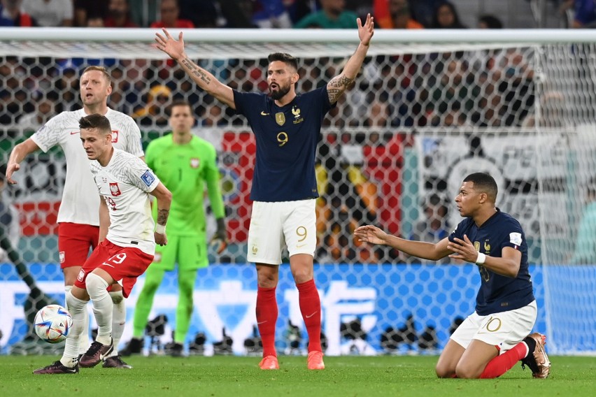 MŚ 2022. Chwila nieuwagi. Tak Francja strzeliła Polsce gola na 1:0. Olivier Giroud zaskoczył naszą obronę [WIDEO]