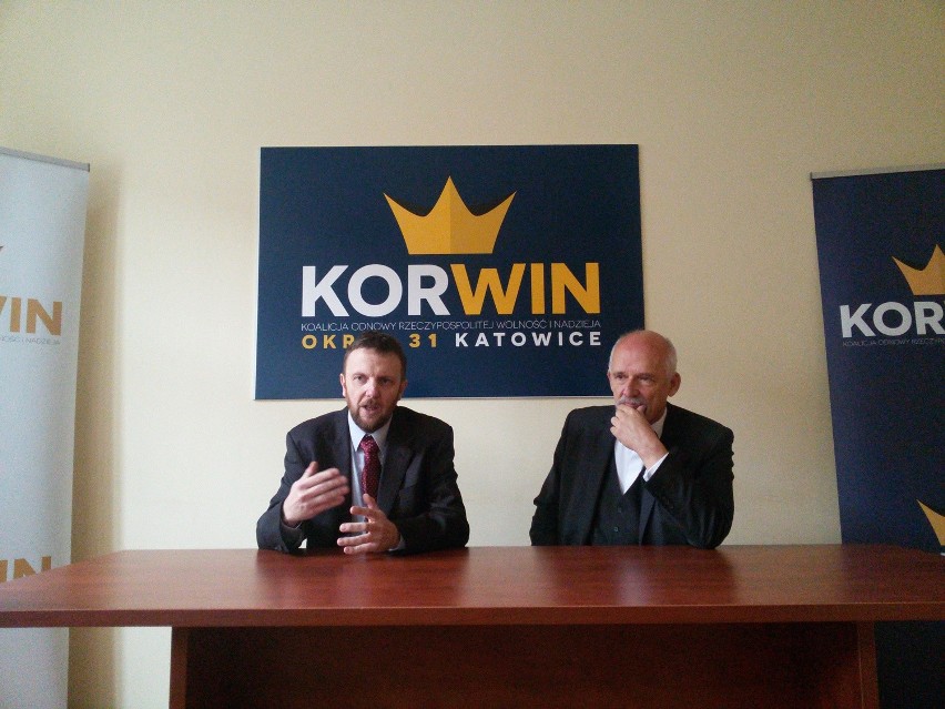 Janusz Korwin-Mikke w Katowicach