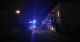 Pożar w budynku po byłym domu dziecka w Ustce (zdjęcia)