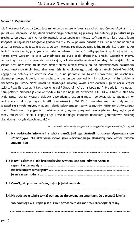 Matura próbna 2019: chemia i biologia. Pobierz arkusze, tematy, klucz odpowiedzi [ZDAJ MATURĘ Z NOWINAMI]