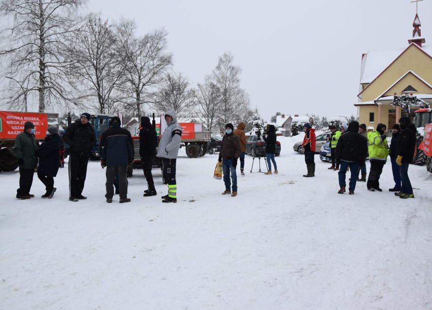 Protest w Sanoku. Mieszkańcy gminy Sanok i Zagórz nie chcą...