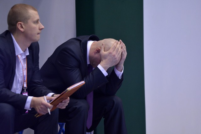 Trener Wojciech Kamiński był mocno załamany postawa zespołu