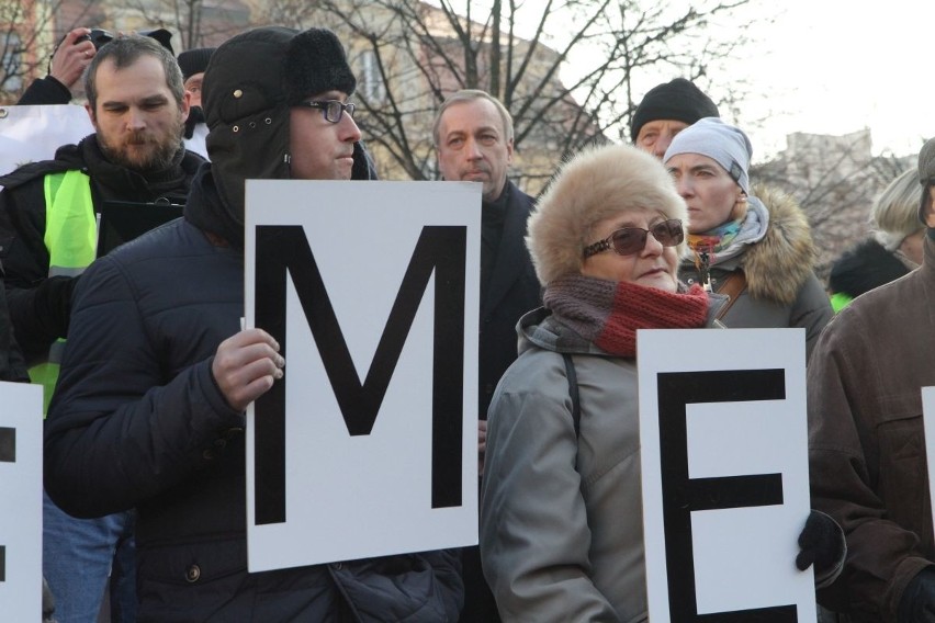 Protest KOD we Wrocławiu, 17.12.2016