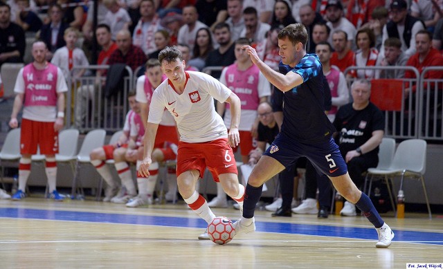 Reprezentacja Polski w futsalu zagrała w Koszalinie z Chorwacją.